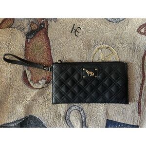 Emma Fox black wristlet.